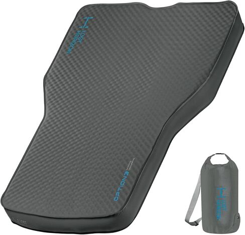 Lost Horizon Self-Inflating Foam Camping Mattress for Rivian R1S | Air & Foam Comfort, Adjustable Firmness, 4.5" Thick, R13 Insulation, All-season ready, Sleeping Pad in Saudi Arabia