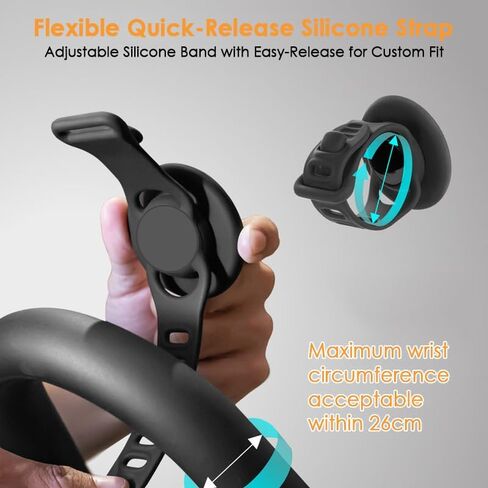 حامل هاتف لـ Magsafe للياقة البدنية في صالة الألعاب الرياضية، حامل هاتف للدراجة مع حزام سيليكون قابل للتعديل، حامل هاتف مغناطيسي للدراجة لمعدات الصالة الرياضية، عربة الأطفال، عربة التسوق، دراجات التمرين، عربة دفع الجولف (أسود) in Kuwait