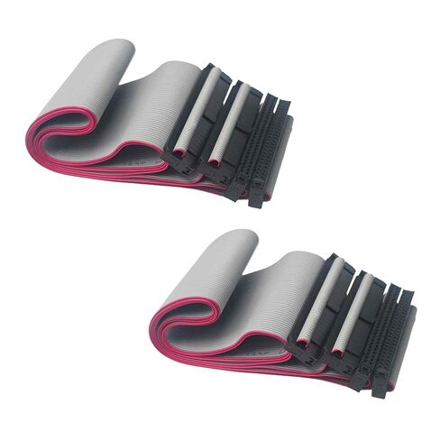 2Pcs 30CM 26-Pin IDC Flat Ribbon Cable, 2.54mm Pitch FC Dual Row Female to Female Connector for Computer Modules, and Electronic Projects in Saudi Arabia