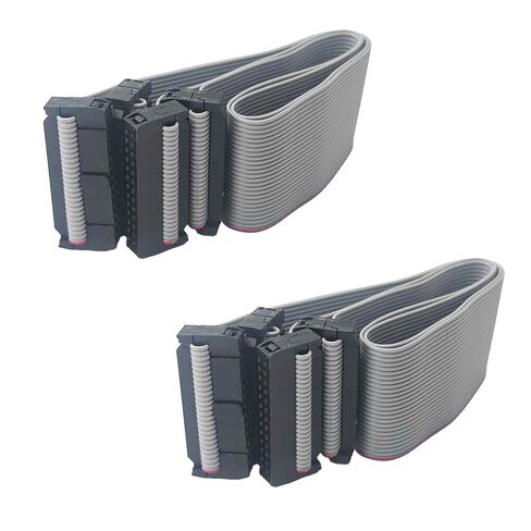 2Pcs 30CM 26-Pin IDC Flat Ribbon Cable, 2.54mm Pitch FC Dual Row Female to Female Connector for Computer Modules, and Electronic Projects in Saudi Arabia