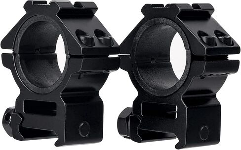25.4/30/34mm Scope Rings, Medium/High Profile Scope Mounting Ring for 11/21mm Rail with Picatinny Top Rail Cover Heavy-Duty Screws, 2 Pack in Saudi Arabia