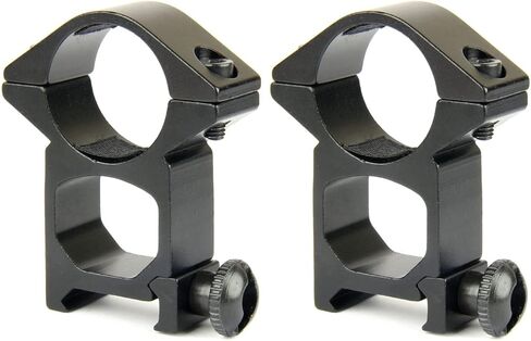 TACFUN Two Pair High + Low Profile 25.4mm / 1" Scope Ring Scope Mount Picatinny Weaver Rail in Saudi Arabia