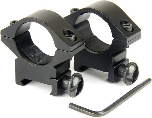 TACFUN Two Pair High + Low Profile 25.4mm / 1" Scope Ring Scope Mount Picatinny Weaver Rail in Saudi Arabia