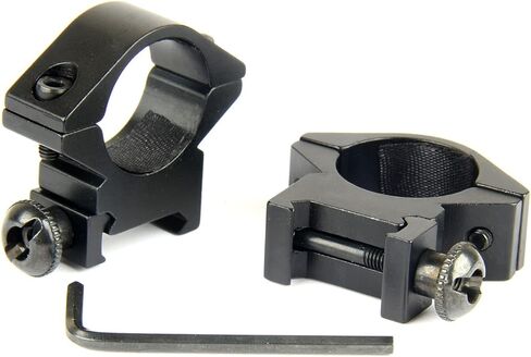 TACFUN Two Pair High + Low Profile 25.4mm / 1" Scope Ring Scope Mount Picatinny Weaver Rail in Saudi Arabia