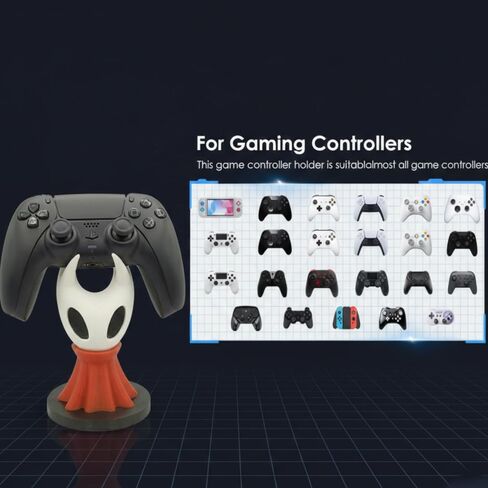 حامل وحدة التحكم Hornet - منظم مكتب مستوحى من Hollow Knight Silksong وحامل عرض وحامل وحدة تحكم عالمية وحامل عرض وإكسسوارات ديكور مكتب ألعاب الكمبيوتر لأجهزة Xbox Series X S وElite 2 وPS5 وPS4 وPS3 وSwitch Pro وجميع أجهزة التحكم تقريبًا - in Kuwait