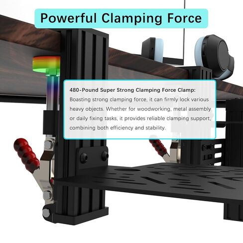 EG Starts Desk Mount Clamp Sim Racing Wheel Stand Simulator Cockpit Wheel Stand Racing Steering Shifter Mounts for Logitech G25 G27 G29 G920 G923 Thrustmaster T248 T300 T-GT TS-PC T330TS أسود in Saudi Arabia