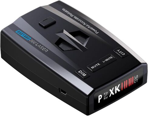 كاشف رادار/ليزر RAD1000 للسيارات مع قاعدة تثبيت بالشفط - شريط X/K/Ka/KU/ST/CT وكشف الليزر، اكتشاف طويل المدى، مناعة VG-2، ذاكرة كتم الصوت، شاشة LED، أوضاع متعددة، هدايا رائعة in Kuwait