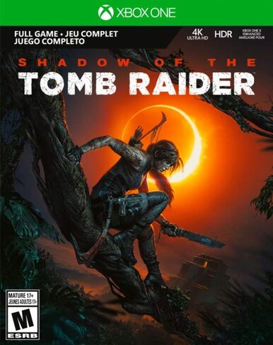 حزمة Microsoft Xbox One X 1TB/2TB Shadow of The Tomb Raider الإضافية: Shadow of The Tomb Raider، وحدة تحكم Xbox اللاسلكية، وحدة تحكم Xbox One X 4K HDR - أسود (متجدد) [لعبة فيديو] in Saudi Arabia