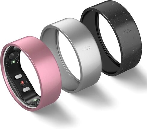 3 Pack Ring Cover Compatible with RingConn Gen 2, Matte Texture Anti-Scratch TPU Ring Protector for RingConn Gen 2 Air Working Out Accessories Men Women (Matte Gold*3, 9) in Saudi Arabia