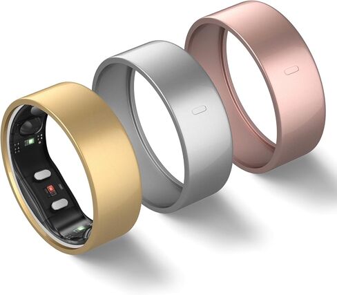 3 Pack Ring Cover Compatible with RingConn Gen 2, Matte Texture Anti-Scratch TPU Ring Protector for RingConn Gen 2 Air Working Out Accessories Men Women (Matte Gold*3, 9) in Saudi Arabia