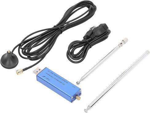 طقم استقبال 25-1760 ميجاهرتز، جهاز استقبال دونجل USB لراديو SDR مع هوائي ومقبس للماسح الضوئي in Saudi Arabia