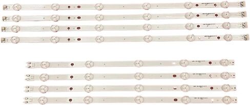 شريط إضاءة خلفي LED مناسب لهاتف Samsung UN46FH6030F UN46H5203AF UN46FH6203G UN46H6203AG BN96-28769A 28768A D3GE-460SMA-R2 460SMB (طقمتان لتلفزيونين) in Kuwait