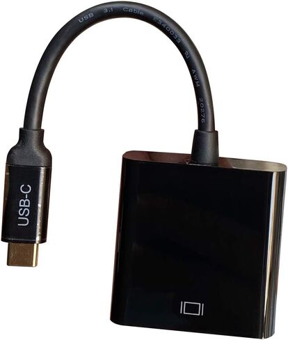 محول USB C إلى VGA - 1080P Full HD، توافق مدمج وعالمي لأجهزة الكمبيوتر المحمول والكمبيوتر اللوحي والهواتف الذكية (BL-CVG01) in Saudi Arabia