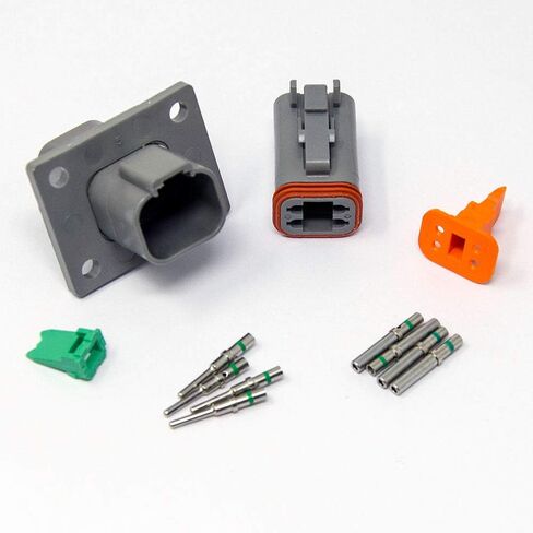 مجموعة موصلات شفة ألمانية ذات 4 سنون، اتصالات صلبة 14-16AWG (صنع في الولايات المتحدة الأمريكية) in Saudi Arabia