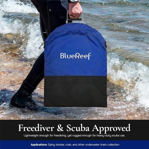 Lobster Fish Catch Gear Nylon Bag Net with Squeeze Open Handle in Kuwait