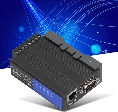 plplaaoo rs232 rs485 rs422 إلى إيثرنت خادم الجهاز التسلسلي الوحدة الصناعية محول اتصالات البيانات لبناء أتمتة الأمن التحكم في حركة المرور dc 9v 24v سبائك الألومنيوم in Kuwait