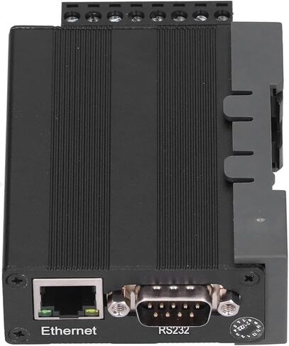 plplaaoo rs232 rs485 rs422 إلى إيثرنت خادم الجهاز التسلسلي الوحدة الصناعية محول اتصالات البيانات لبناء أتمتة الأمن التحكم في حركة المرور dc 9v 24v سبائك الألومنيوم in Kuwait