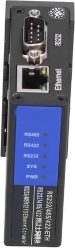 plplaaoo rs232 rs485 rs422 إلى إيثرنت خادم الجهاز التسلسلي الوحدة الصناعية محول اتصالات البيانات لبناء أتمتة الأمن التحكم في حركة المرور dc 9v 24v سبائك الألومنيوم in Kuwait