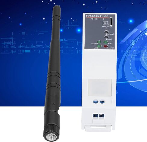 plplaaoo Ethernet Serial Server RS485 إلى 4G DTU Rail Mounting CAT1 5 وضع 13 تردد 9 50 فولت تيار مستمر جهاز تسلسلي للشبكة الصناعية لتطبيقات إنترنت الأشياء عن بعد in Saudi Arabia