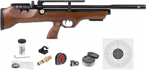 Hatsan FlashPupQE Quiet Energy Air Rifle with Included Wearable4U 100x Paper Targets and Lead Pellets Bundle in Saudi Arabia