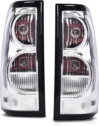 استبدال أضواء الذيل LED متوافق مع تشيفي سيلفرادو 1500 2500 3500 2003 2004 2005 2006 GM2800174، GM2801174 سموكي مع مجموعة المصابيح الخلفية لحزام الأسلاك Pilotos Traseros Conjunto in Saudi Arabia