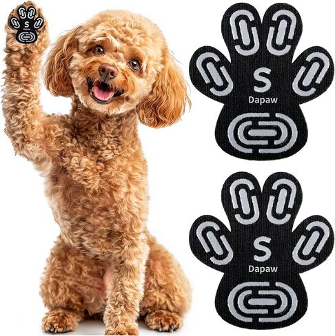 Dapaw Dog Paw Protector Pads, Anti-Slip Paw Grip for Senior & Injured Dogs on Hardwood & Tile Floors, Paw Stickers for Hot Pavement with Strong Traction (5 Sets, 20 Pcs) XL in Saudi Arabia