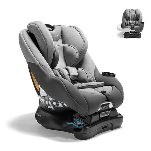 Baby Jogger City Turn Rotating Car Seat 180-Degree Turn, Lightweight Convertible Car Seat, Rear Facing to Forward Facing for Newborn to Toddlers, Coolmax Fabric, Onyx Black in Saudi Arabia