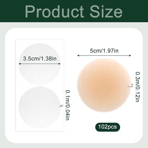 102 Pcs Nipple Covers for Men, Anti Chafing Care Protector Nipple Tape Pasties Covers Sticker Disposable No Show Protection Guards for Men Running Sports Gym Marathon in Saudi Arabia