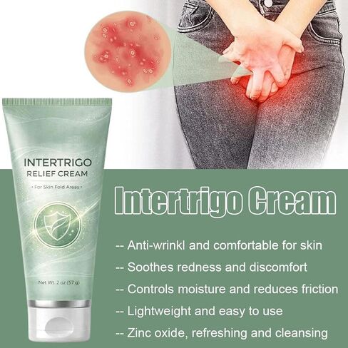 كريم Wmool Intertrigo - كريم للعناية بالبشرة ودعم الاحتكاك مع أكسيد الزنك وحمض Undecylenic - يساعد على تهدئة البشرة المتهيجة وتقليل الرطوبة والاحتكاك - تركيبة غير الستيرويد in Kuwait