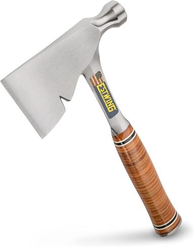 ESTWING Carpenter's Hatchet - فأس النجارين مقاس 13 بوصة مع وجه أملس وقبضة جلدية أصلية - E2H in Saudi Arabia