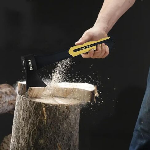 فأس تخييم صغير، شفرة فولاذية مزورة مع مقبض ممتص للصدمات، فتحة خارجية للتخييم والمطبخ، تقطيع الخشب والتلطيف in Kuwait