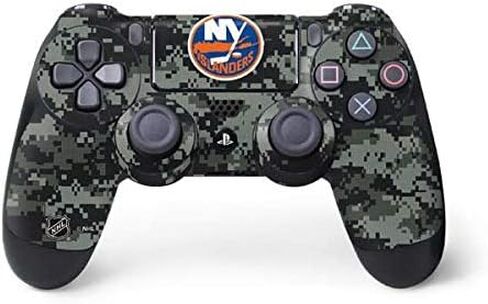 Skinit Decal Gaming Skin Compatible with PS4 Controller - Officially Licensed NHL New York Islanders Camo Design in Saudi Arabia