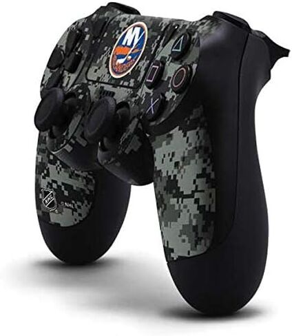 Skinit Decal Gaming Skin Compatible with PS4 Controller - Officially Licensed NHL New York Islanders Camo Design in Saudi Arabia