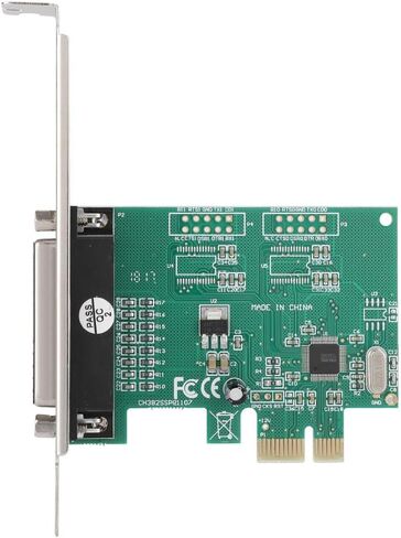 YUYTE PCI Express to Parallel Port Adapter, DB25 Printer Converter Card with Plug and Play, for 10 8 7 Vista in Saudi Arabia