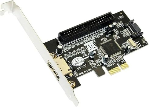 الكمبيوتر PCI-E إلى eSATA SATA IDE بطاقة توسيع بطاقة محول JMB363 ATA133 in Kuwait