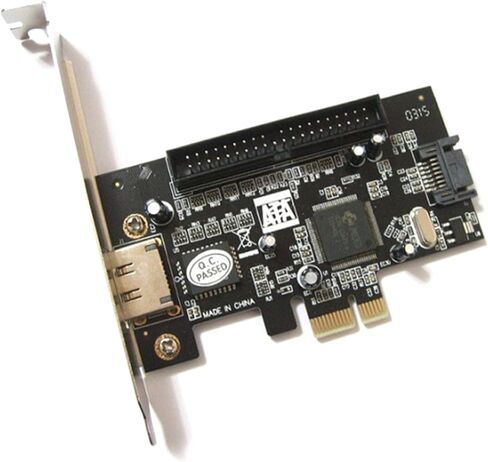 الكمبيوتر PCI-E إلى eSATA SATA IDE بطاقة توسيع بطاقة محول JMB363 ATA133 in Kuwait