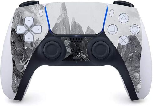 ITS A Skin Skins Compatible with Sony Playstation 5 Console Disc Edition - Protective Decal Overlay Stickers wrap Cover - Angry Wolf Growling Mountains in Saudi Arabia