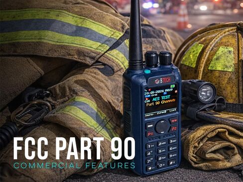 BTECH DA-7X2 ثنائي النطاق DMR رقمي + راديو تناظري محمول، استقبال مزدوج حقيقي VHF/UHF، ذروة 7 وات، نطاق AM Airband (108–136) + بث FM RX، مكرر النطاق المتقاطع، تسجيل، صوت متقدم in Kuwait