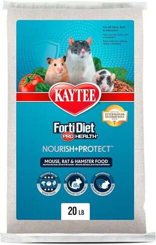 Kaytee Forti Diet Pro Health Small Animal Food For Mouse And Pet Rats, 3-Pound in Kuwait