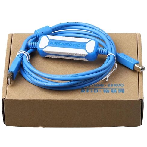 USB-CP1H لخط تنزيل بيانات كابل برمجة سلسلة CP1E CP1L CJ2M (أزرق) in Kuwait