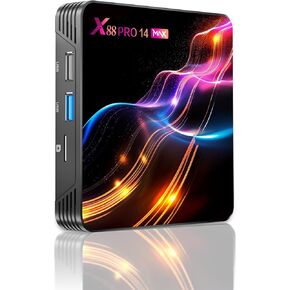 Android Box 14.0، 4 جيجا رام، 32 جيجا روم رباعي النواة 64 بت Cortex-A53 RK3528، 4K 8K يدعم 2.4 جيجا/5.0 جيجا هرتز ثنائي واي فاي 10/100 ميجا إيثرنت BT 5.0 USB 2.0 3.0، صندوق تلفزيون أندرويد in Kuwait