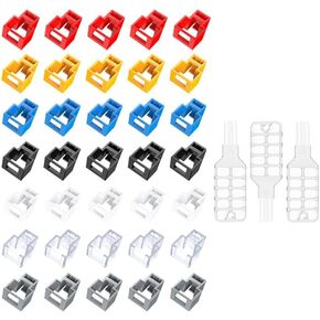 35 قطعة قفل أمان لمنفذ الشبكة RJ45 مع 3 مفاتيح، قفل كابل إيثرنت قابل للإزالة، يوفر الحماية المادية لأجهزة الكمبيوتر المحمولة وأجهزة الكمبيوتر وأجهزة شبكة RJ45 (5 قطع لكل لون) in Kuwait