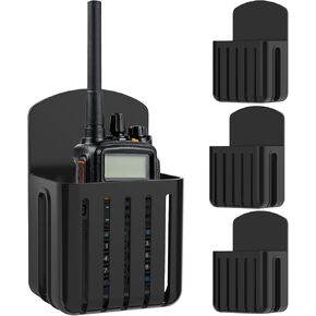 4PCS Walkie Talkies Holder for BAOFENG, Universal Two Way Radio Bracket for pxton, Self-Adhesive Wall Mount Bracket with Adhesive Back Rack for Motorola Midland MOICO in Saudi Arabia