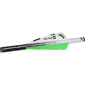 منتجات الرماية الجديدة NAP Quickfletch Hellfire 3 "نظام القوس والنشاب بولت فليتشينج أبيض وأخضر 6PK in Kuwait