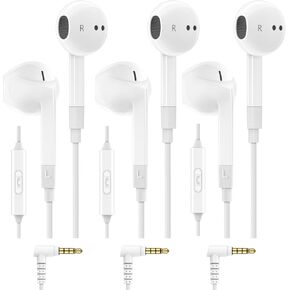 LUDOS FEROX Wired Earbuds in-Ear Headphones, 5 Year Warranty, Earphones with Microphone, Noise Isolation Corded for 3.5mm Jack Ear Buds for iPhone, Samsung, Computer, Laptop, Kids, School Students in Kuwait