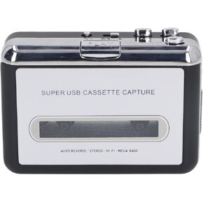 Portable Cassette Player, USB to MP3 Cassette Converter with Headphone, Portable Cassette Tape Player Adapter for Capturing Music to CD, in Kuwait