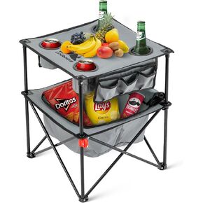 Portable Folding Beach Table Lightweight Outdoor Table with Carry Bag, Compact Sand-Friendly for Camping, Picnics & Travel. in Saudi Arabia