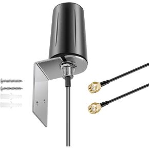 4x4 MIMO Omnidirectional Low Profile Wide-Band 4G LTE 5G Magnetic Base External Antenna for Boosts Performance of 4G/5G Routers Gateways Hotspot Verizon AT&T T-Mobile RV Home Internet, Slinkdsco in Kuwait