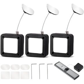 3Pcs Remote Leash Set, 6.5ft Retractable Remote Control Tether with Adjustable Lock Strap for TV Remotes Game Controllers Tablets Showroom in Kuwait