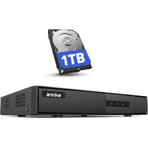 ANNKE 8 Channel 3K Lite DVR for Security Camera, No Hard Drive Disk, Black in Saudi Arabia